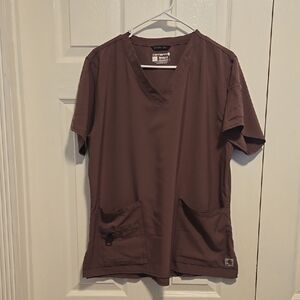 Carhartt Purple Scrub Top
